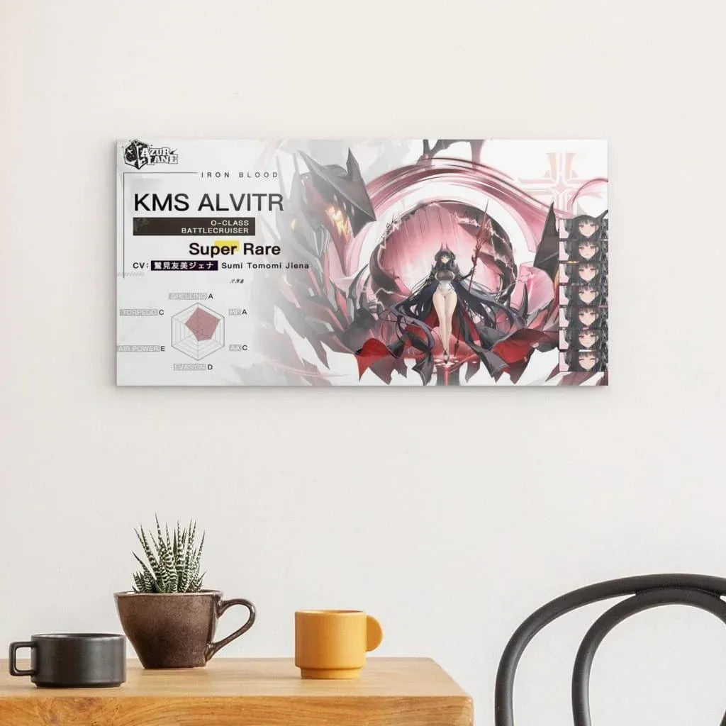 azur-lane-poster-charakter-iron-blood-kms-alvitr-metal-print-jlr-design-2 - JLR Design
