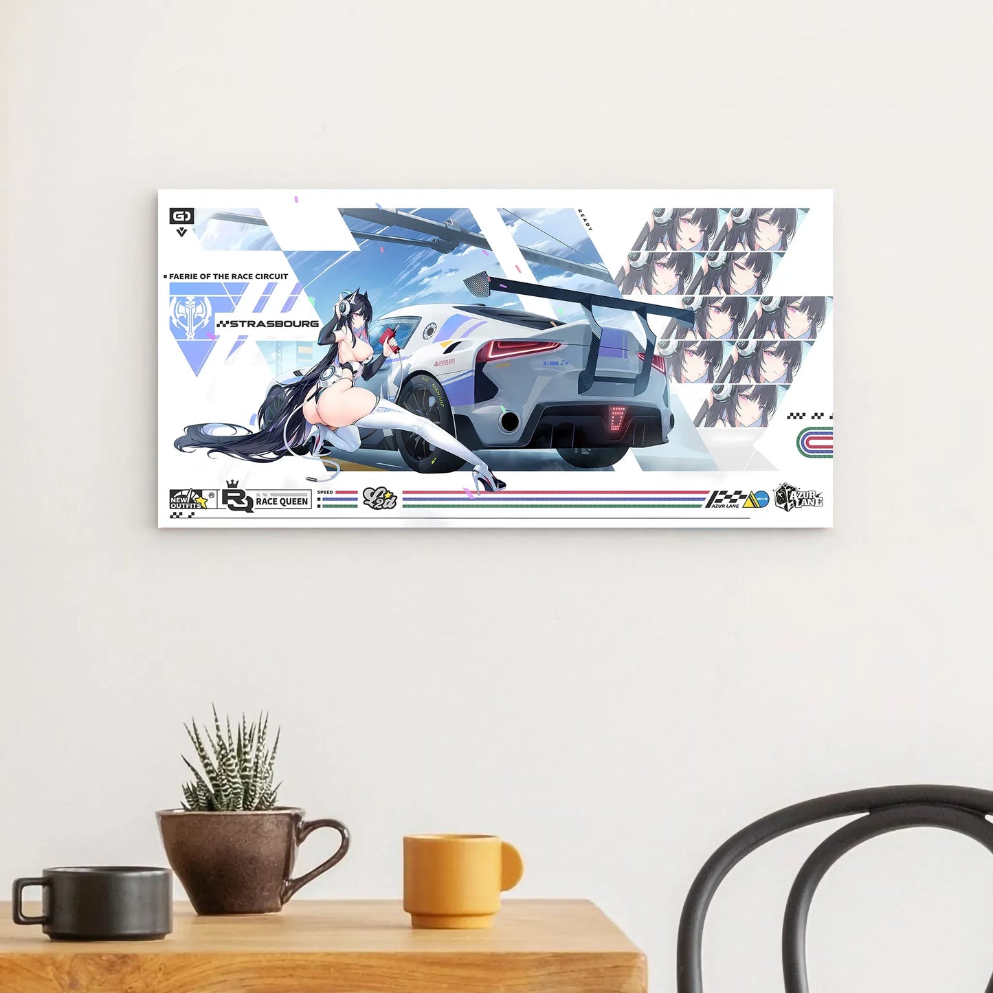 azur-lane-wanddekoration-race-queen-faerie-of-the-race-circuit-strasbourg-poster-jlr-design-1 - JLR Design