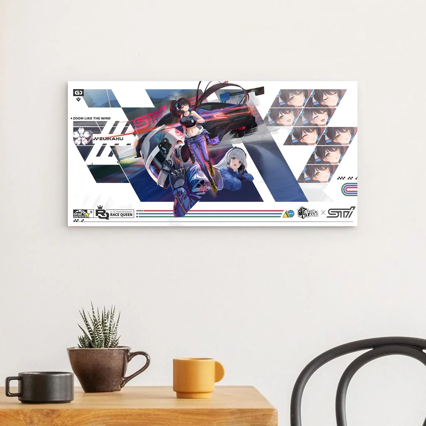 azur-lane-wanddekoration-race-queen-zoom-like-the-wind-zuikaku-poster-jlr-design-2 - JLR Design