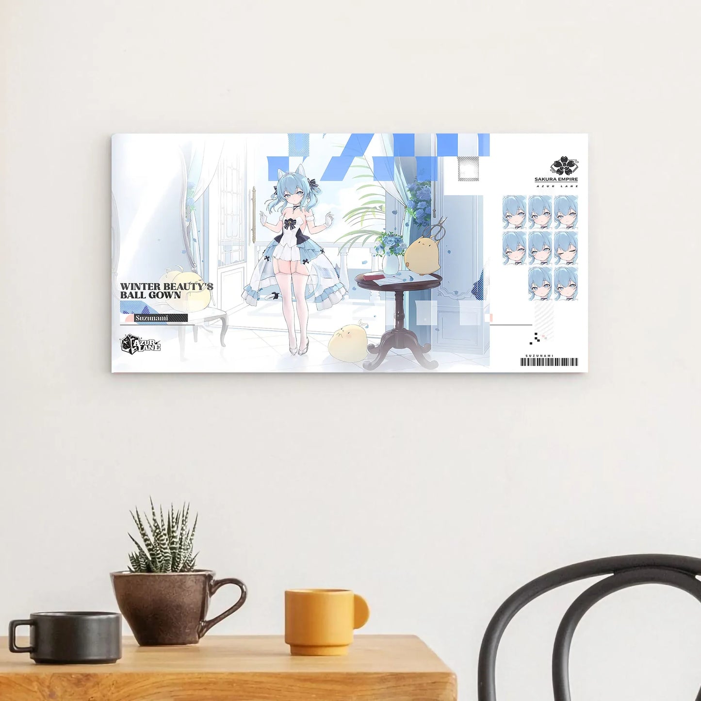 azur-lane-wanddekoration-winter-beauty-s-ball-gown-suzunami-poster-jlr-design-1 - JLR Design