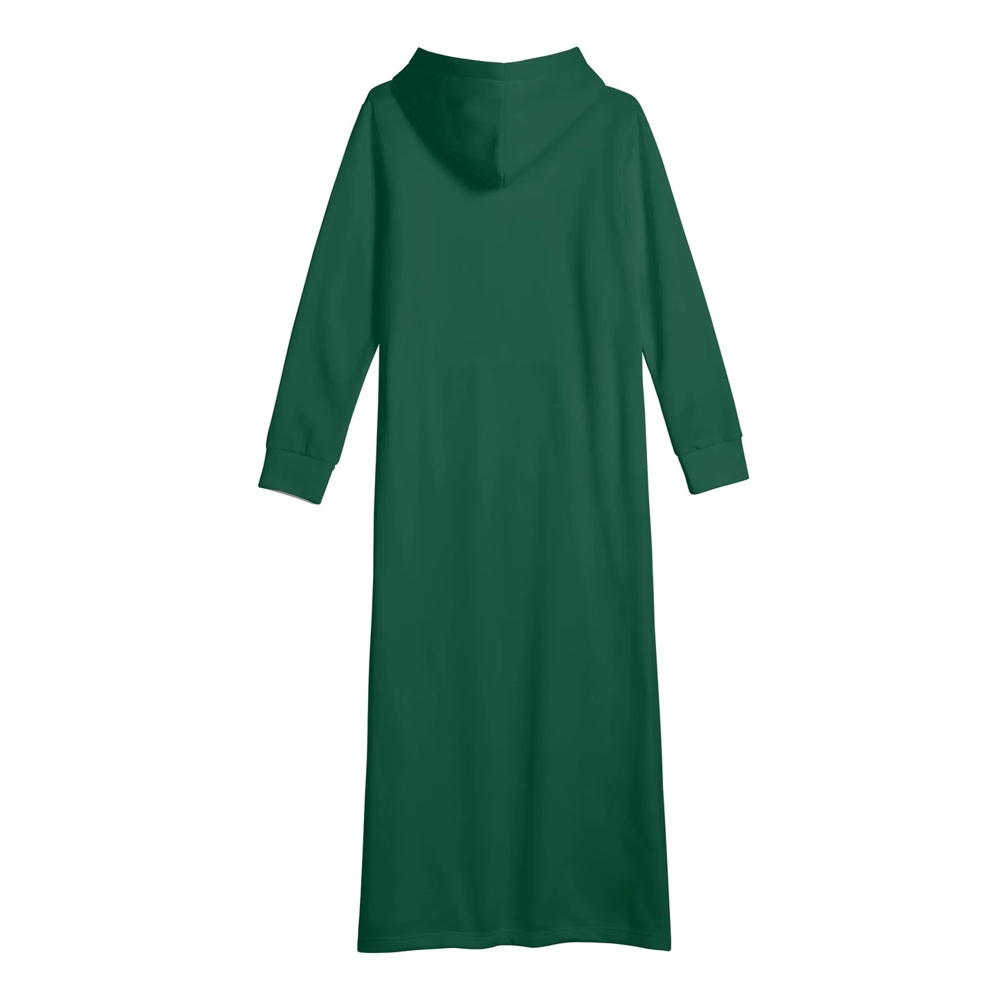 british-racing-green-damen-maxi-hoodiekleid-knochellanges-kapuzenkleid-aus-weich-angerautem-fleece-hoodiekleid-jlr-design-5 - JLR Design