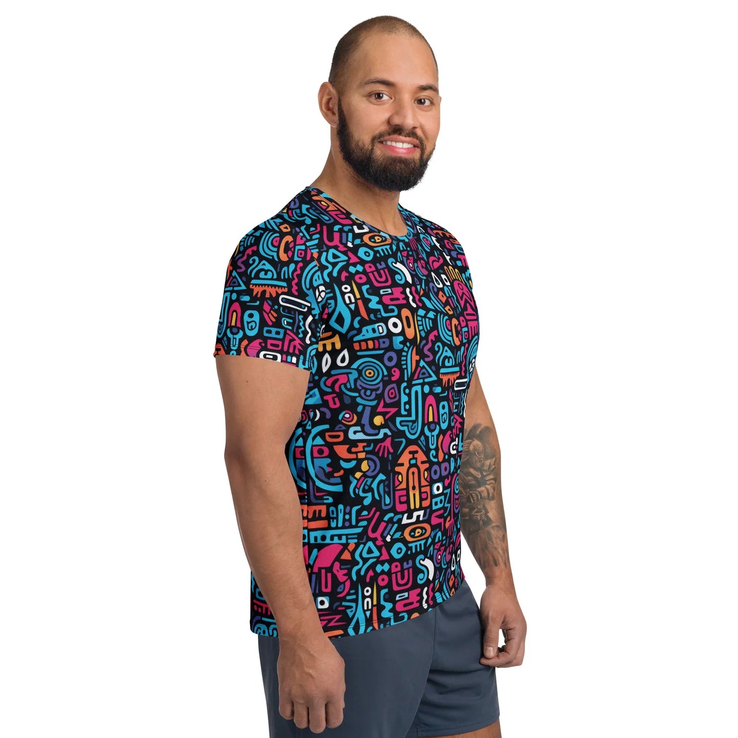 colorful-graffiti-v1-sport-t-shirt-fur-herren-sport-t-shirt-jlr-design-10 - JLR Design