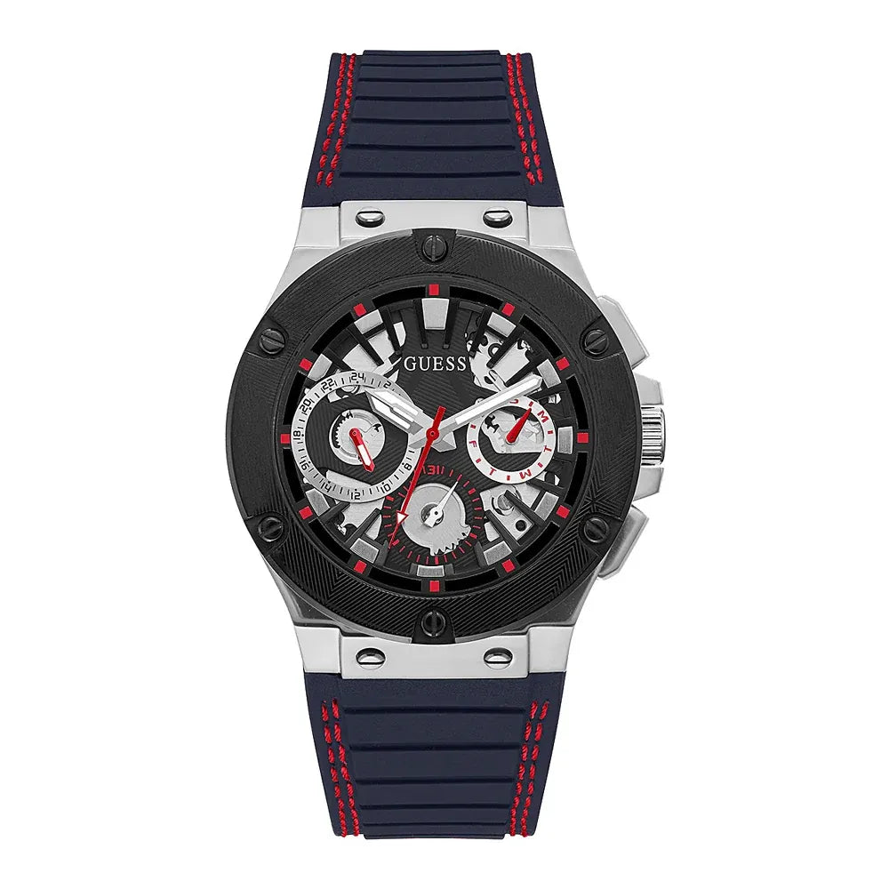 guess-circuit-herrenuhr-edelstahl-and-silikon-markenuhren-jlr-design-1 - JLR Design