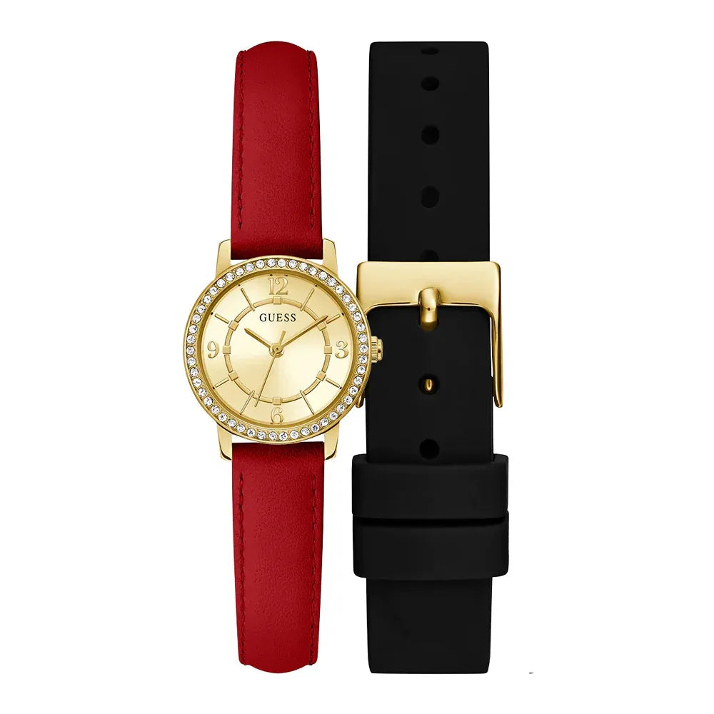 guess-damenuhr-night-life-set-gw0643l2-or-leder-and-silikon-markenuhren-jlr-design-1 - JLR Design
