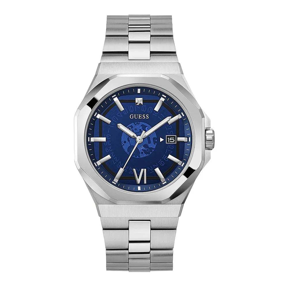 guess-emperor-gw0573g1-blaue-herrenuhr-aus-edelstahl-markenuhren-jlr-design-1 - JLR Design