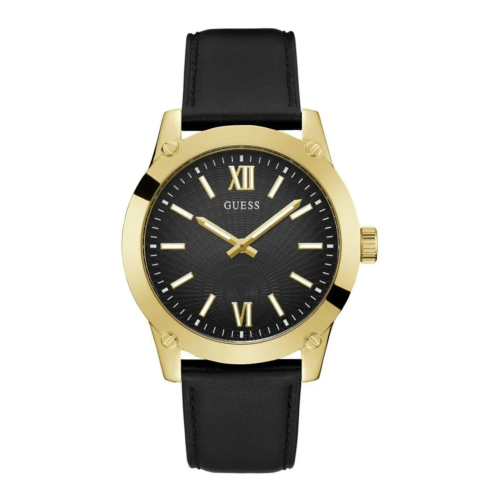guess-herrenuhr-crescent-gw0628g2-or-edelstahl-and-leder-markenuhren-jlr-design-1 - JLR Design