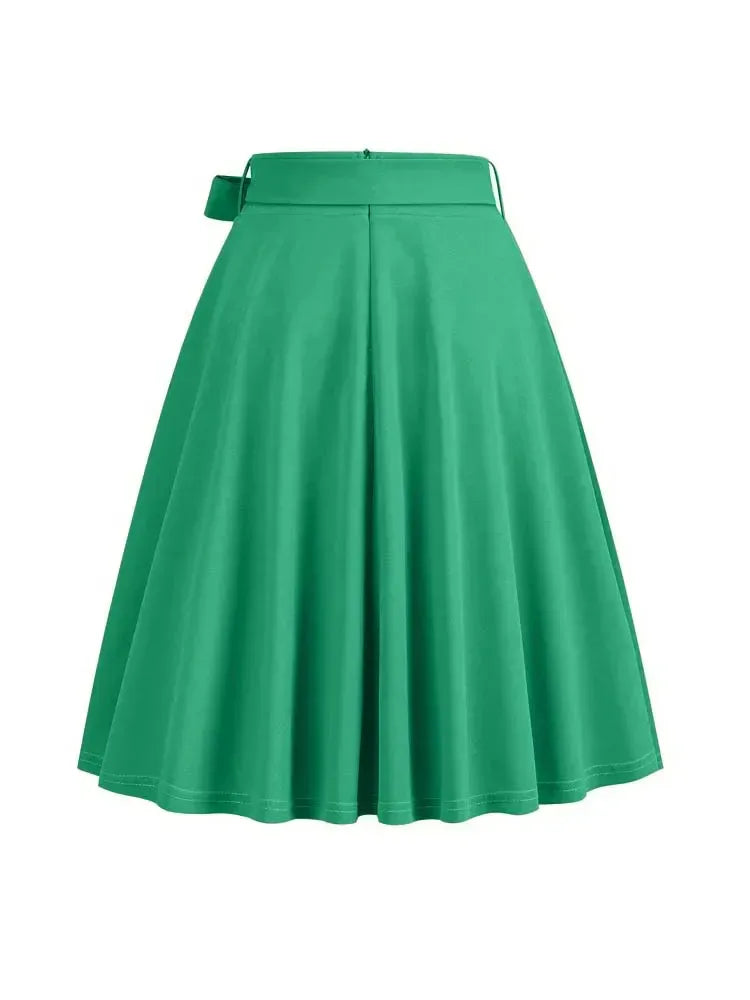 high-waist-bikini-skirt-or-eleganter-midi-rock-in-a-linie-mit-schleife-or-weicher-strickstoff-and-figurformende-passform-midi-rock-jlr-design-17 - JLR Design