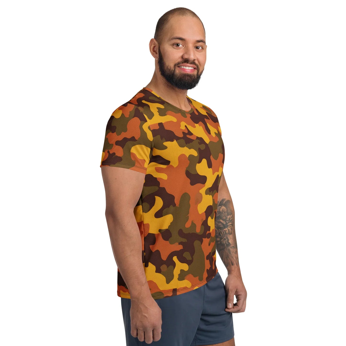 orange-camouflage-v2-sport-t-shirt-fur-herren-sport-t-shirt-jlr-design-10 - JLR Design