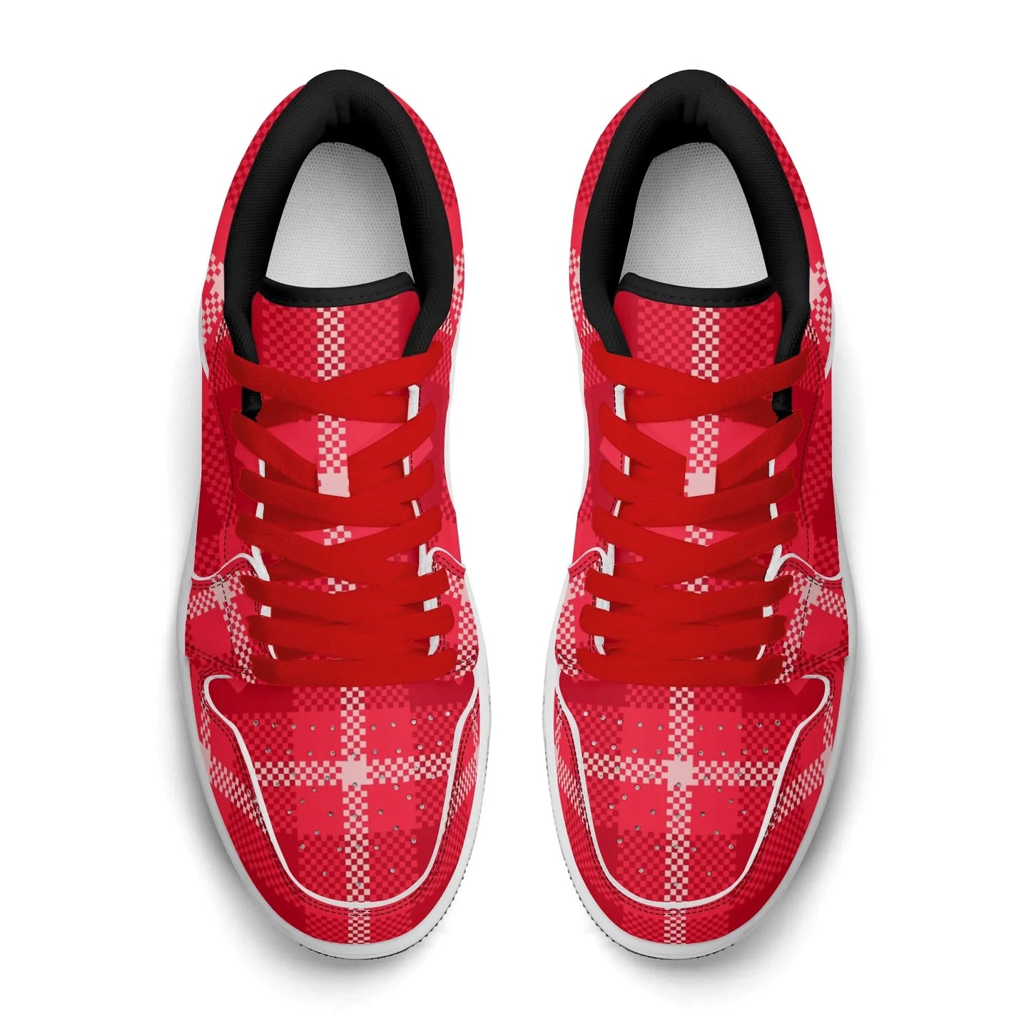 red-flanell-heart-low-top-leder-sneaker-fur-herren-sneaker-jlr-design-14 - JLR Design