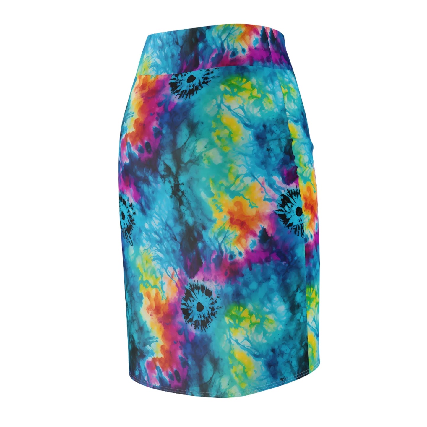 tie-dye-v3-bleistiftrock-fur-damen-eleganter-mid-waist-rock-mit-stretch-komfort-bleistiftrock-jlr-design-7 - JLR Design