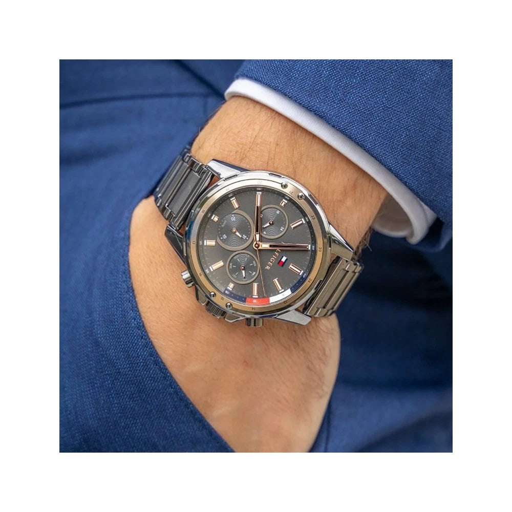 tommy-hilfiger-mason-1791790-herrenuhr-multifunktion-schwarzrosegold-markenuhren-jlr-design-7 - JLR Design