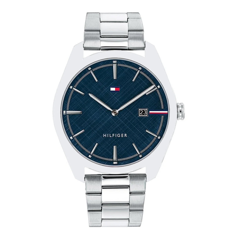 tommy-hilfiger-theo-1710426-or-elegante-herrenuhr-or-blaues-zifferblatt-markenuhren-jlr-design-1 - JLR Design