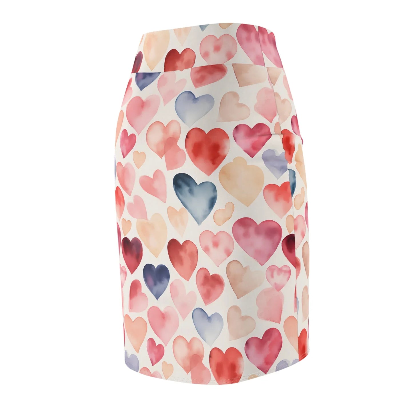 watercolor-hearts-v3-bleistiftrock-fur-damen-eleganter-mid-waist-rock-mit-stretch-komfort-bleistiftrock-jlr-design-7 - JLR Design