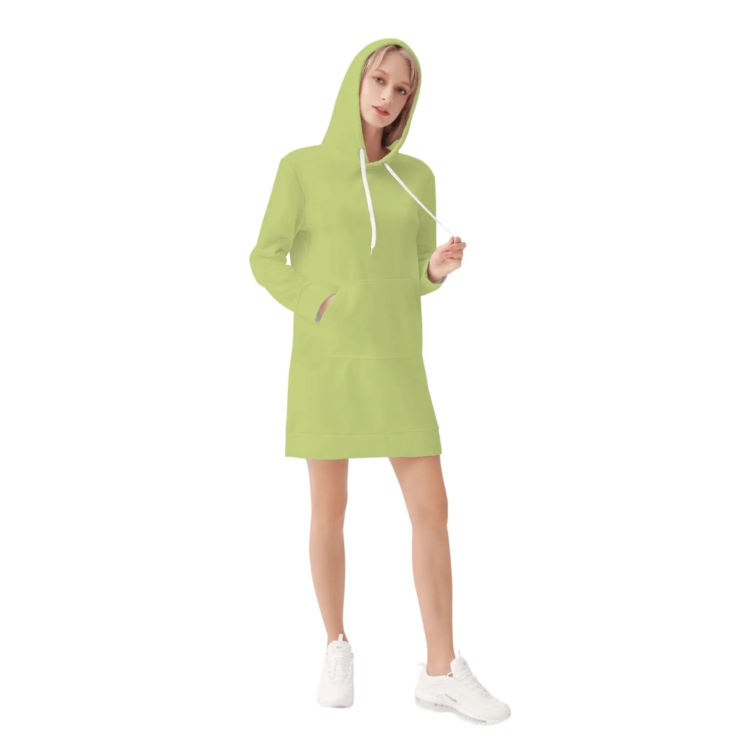 wild-willow-damen-hoodiekleid-warmes-velvet-kapuzenkleid-aus-weichem-samt-fleece-hoodiekleid-jlr-design-4 - JLR Design