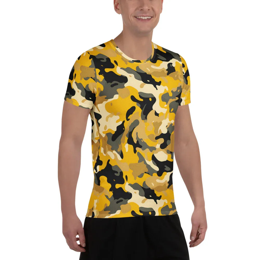 yellow-camouflage-v2-sport-t-shirt-fur-herren-sport-t-shirt-jlr-design-10 - JLR Design