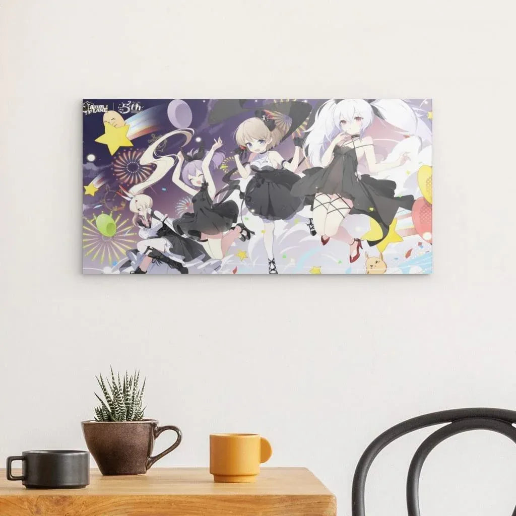 black-dress-5th-anniversary-azur-lane-poster-poster-jlr-design-2 - JLR Design