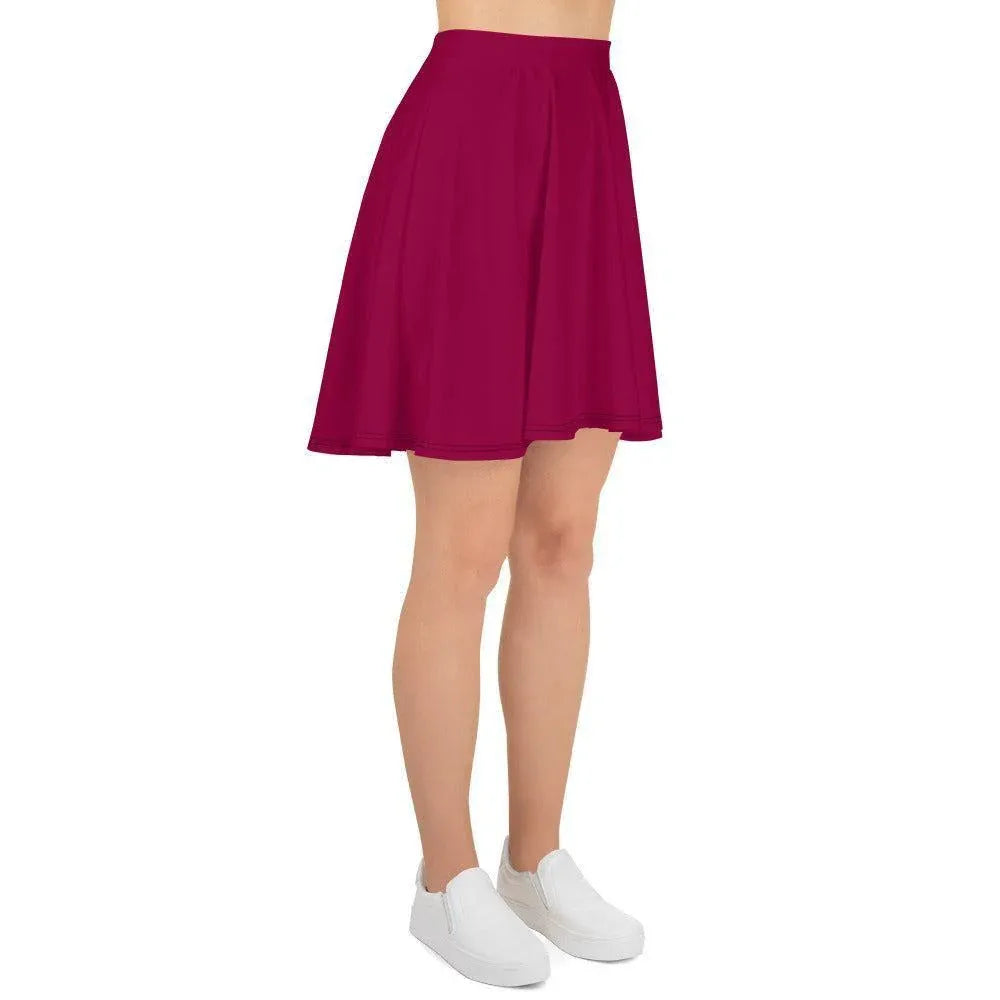 burgundy-skater-rock-or-deep-wine-red-or-a-linie-mit-uv-schutz-upf-50-and-nachhaltigem-material-skater-rock-jlr-design-4 - JLR Design