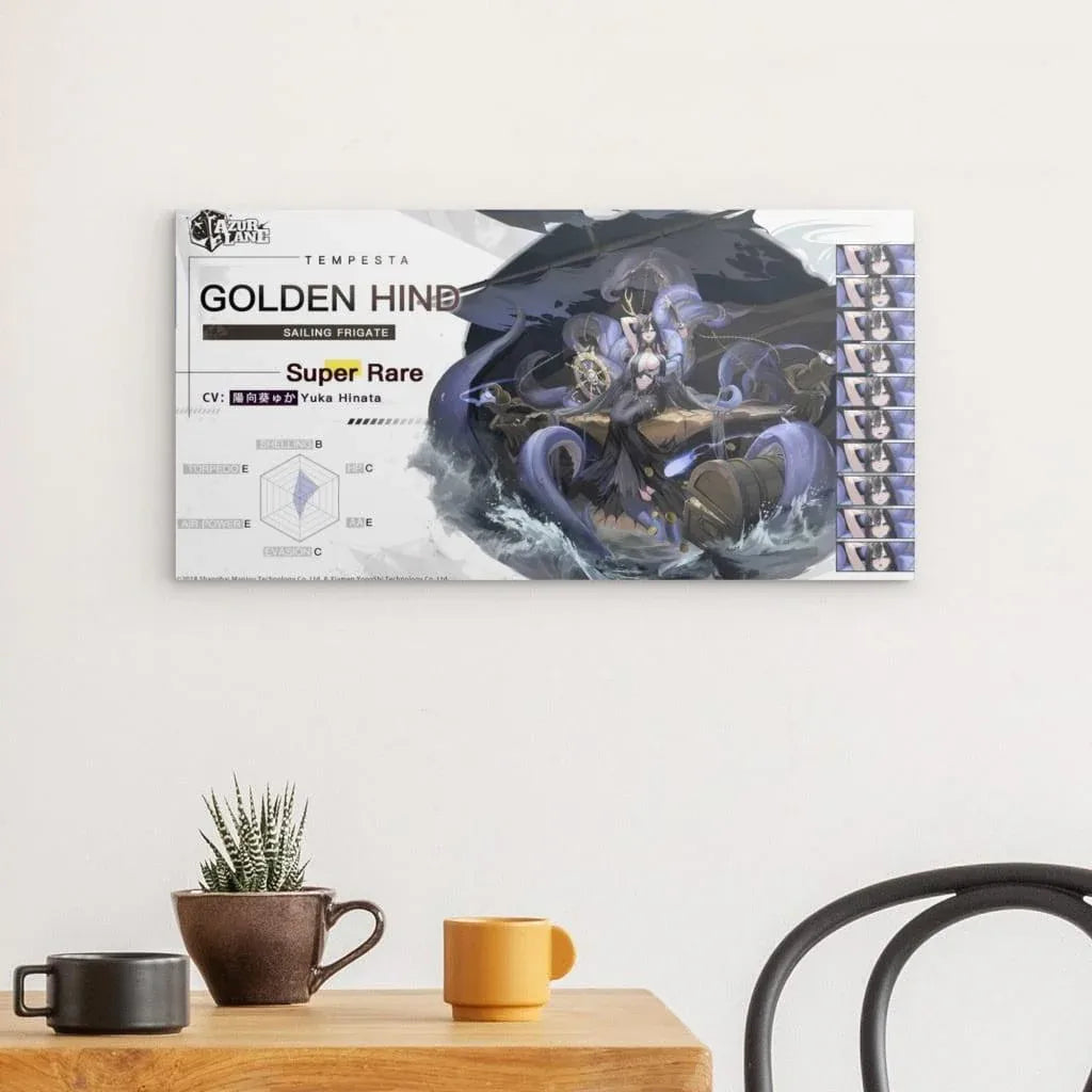 golden-hind-charakter-azur-lane-poster-poster-jlr-design-2 - JLR Design