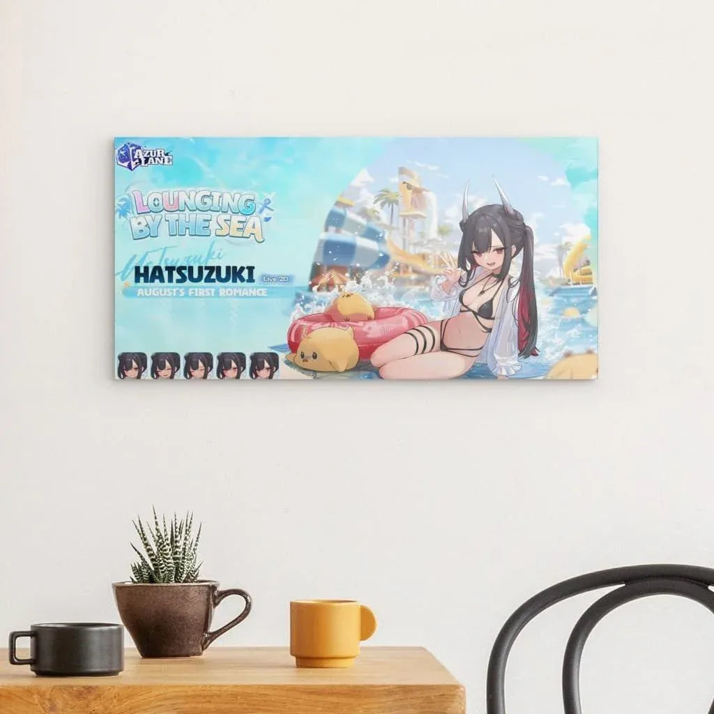 hatsuzuki-lounging-by-the-sea-azur-lane-poster-poster-jlr-design-2 - JLR Design