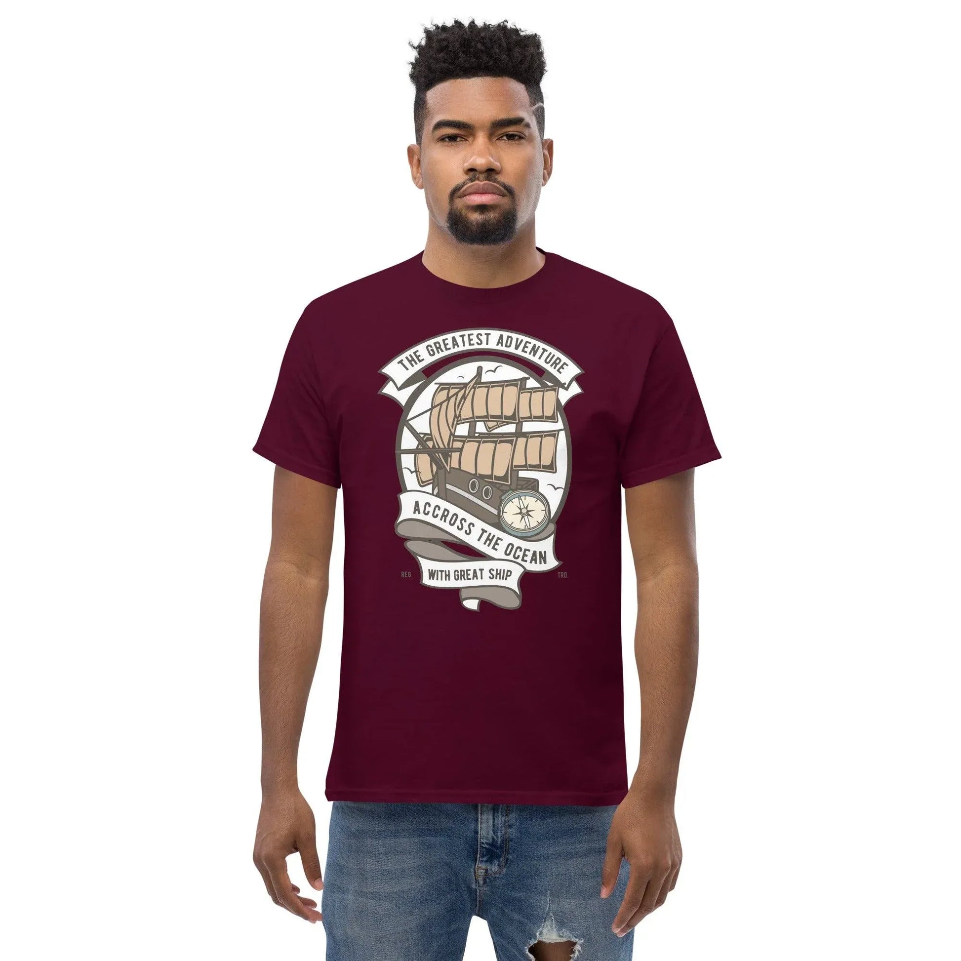 across-the-ocean-herren-t-shirt-t-shirt-jlr-design-1 - JLR Design