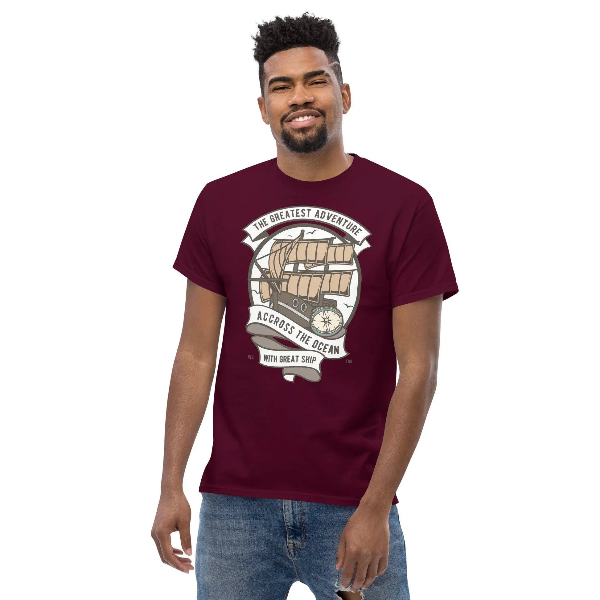 across-the-ocean-herren-t-shirt-t-shirt-jlr-design-2 - JLR Design