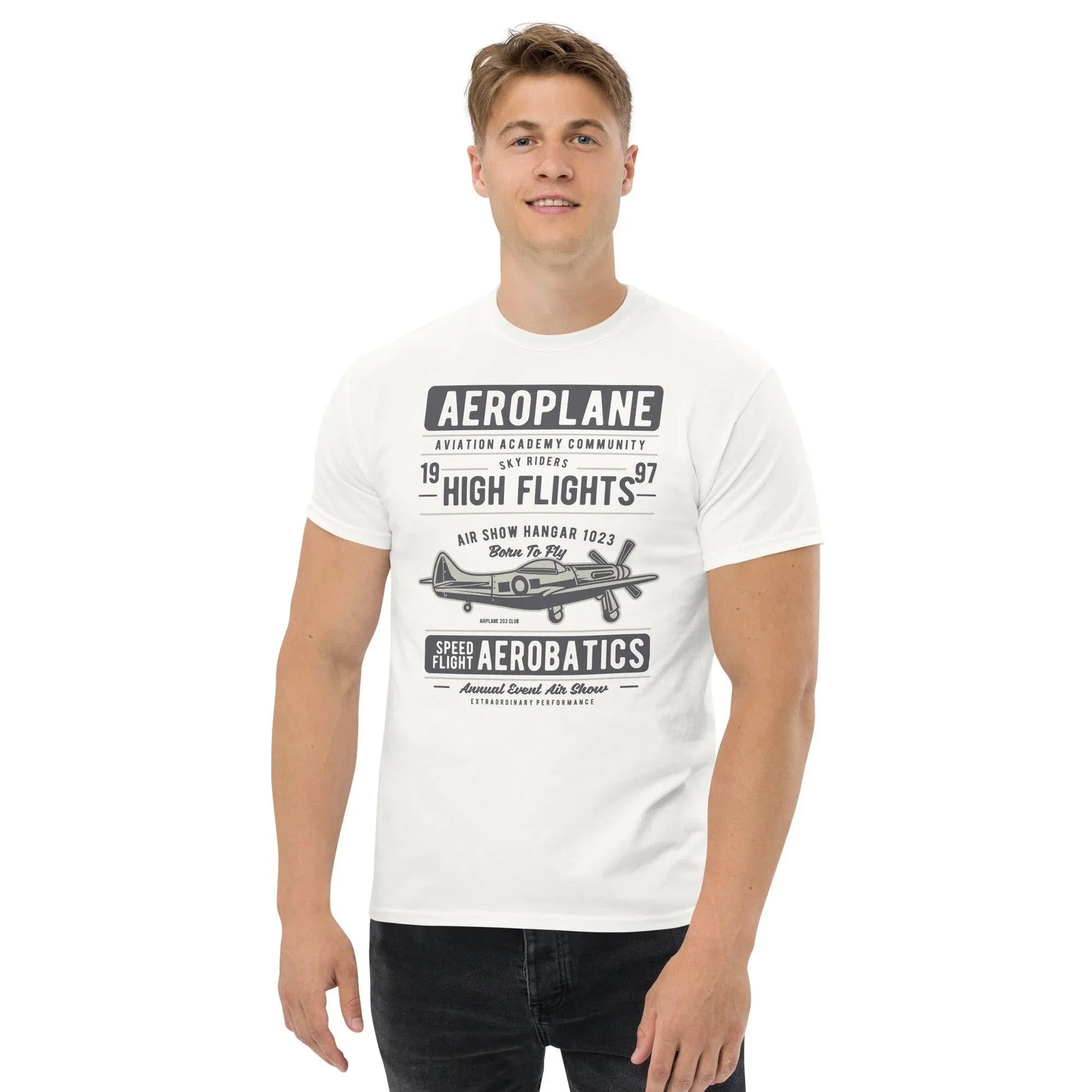 aeroplane-herren-t-shirt-t-shirt-jlr-design-1 - JLR Design