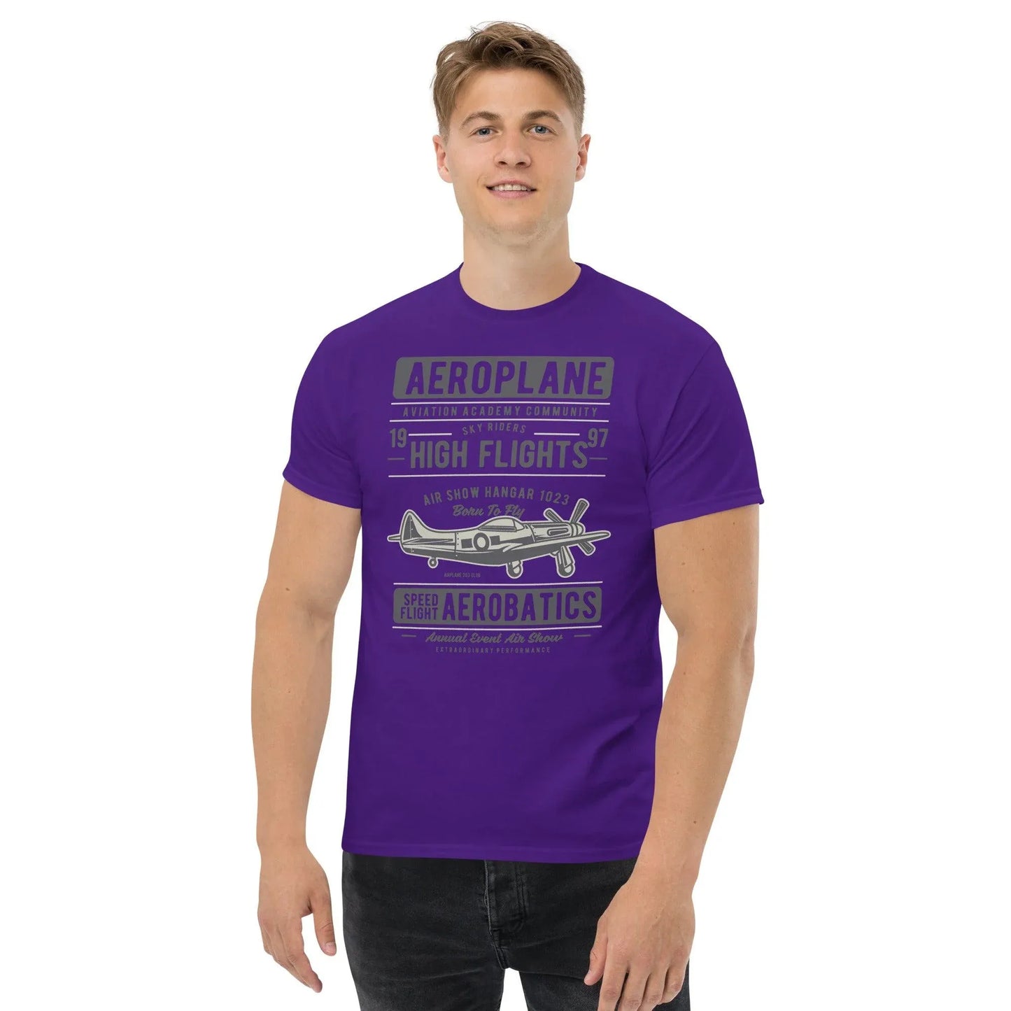 aeroplane-herren-t-shirt-t-shirt-jlr-design-11 - JLR Design
