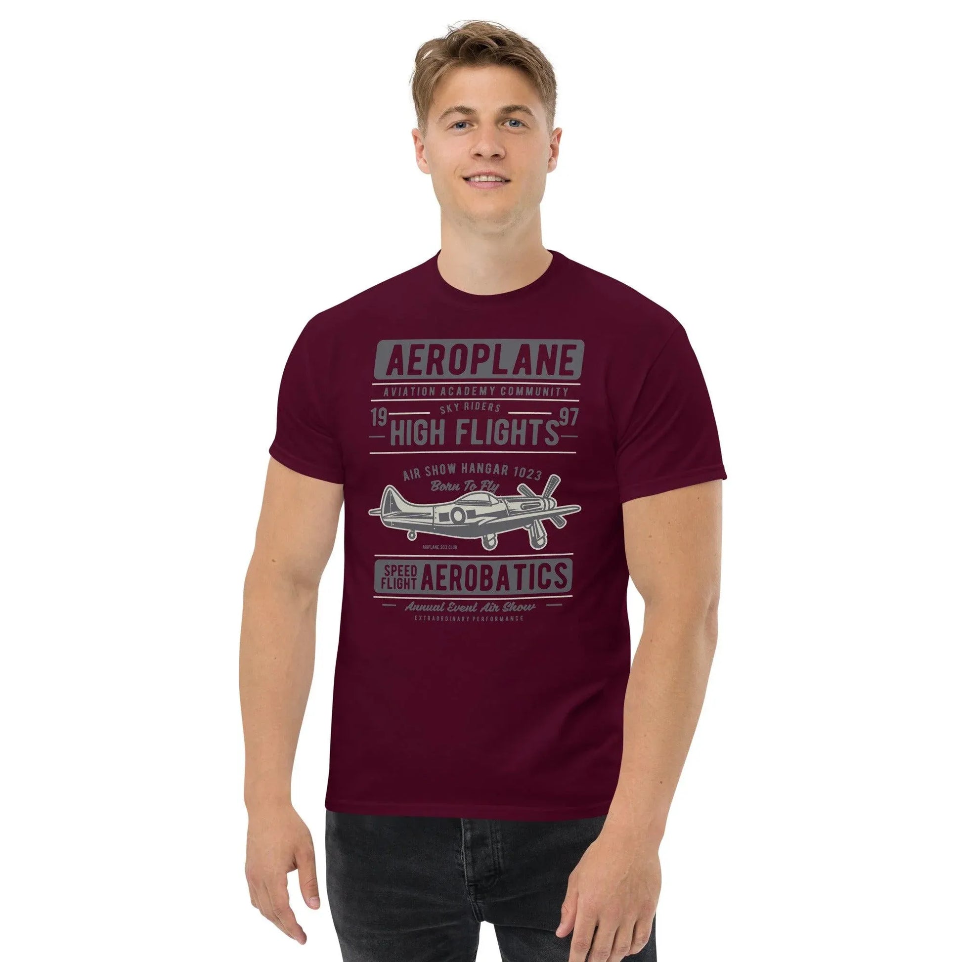 aeroplane-herren-t-shirt-t-shirt-jlr-design-2 - JLR Design