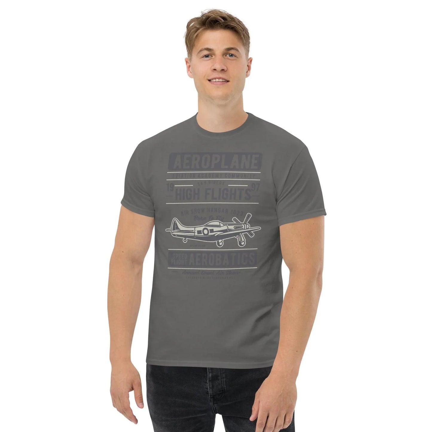 aeroplane-herren-t-shirt-t-shirt-jlr-design-20 - JLR Design