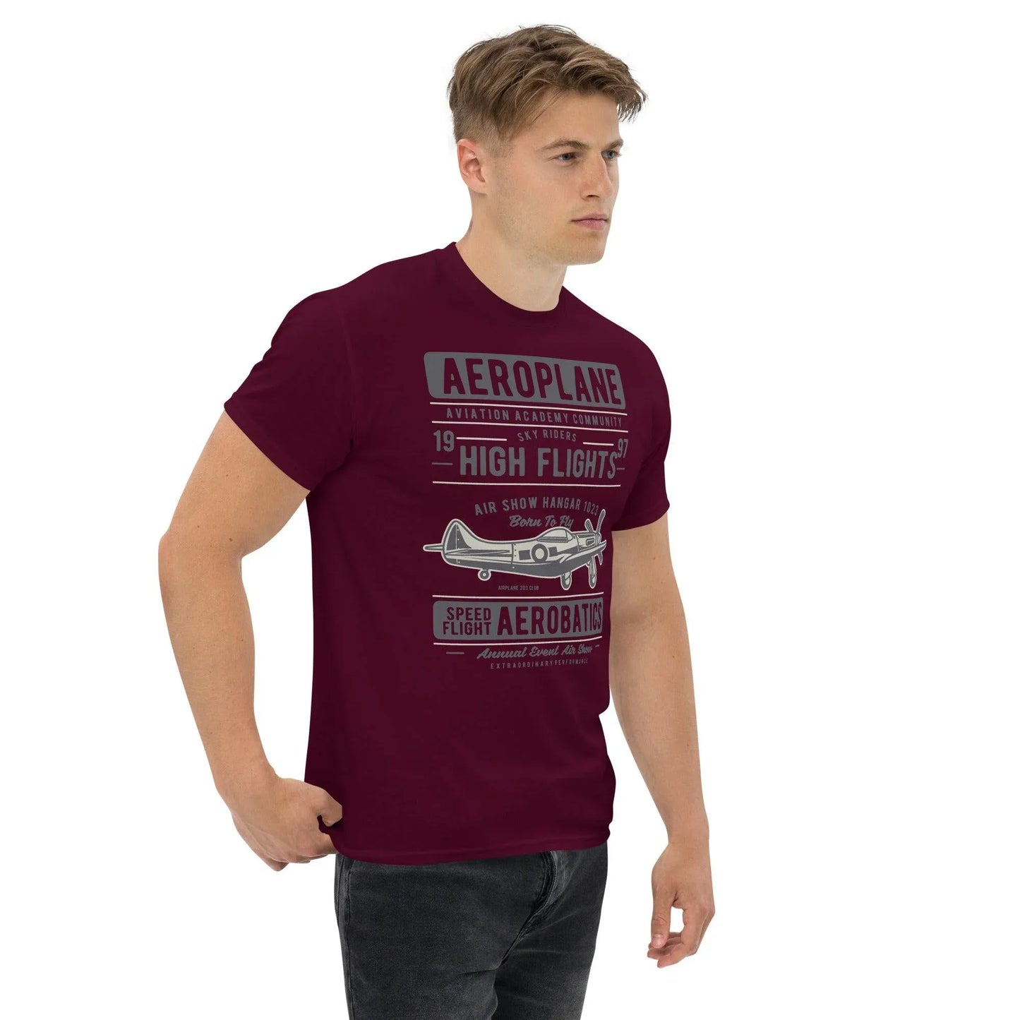 aeroplane-herren-t-shirt-t-shirt-jlr-design-4 - JLR Design