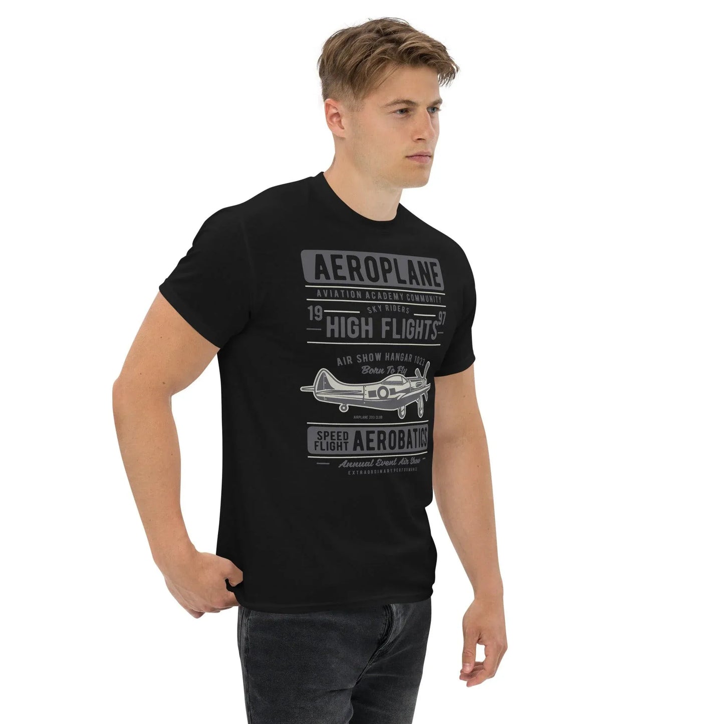 aeroplane-herren-t-shirt-t-shirt-jlr-design-7 - JLR Design