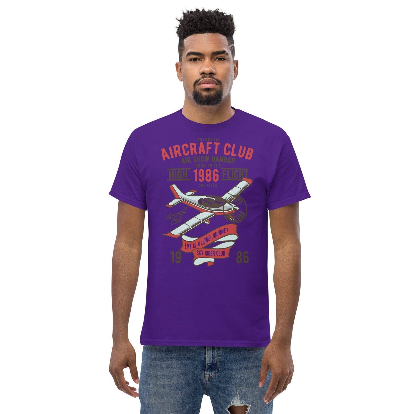 aircraft-club-herren-t-shirt-t-shirt-jlr-design-13 - JLR Design