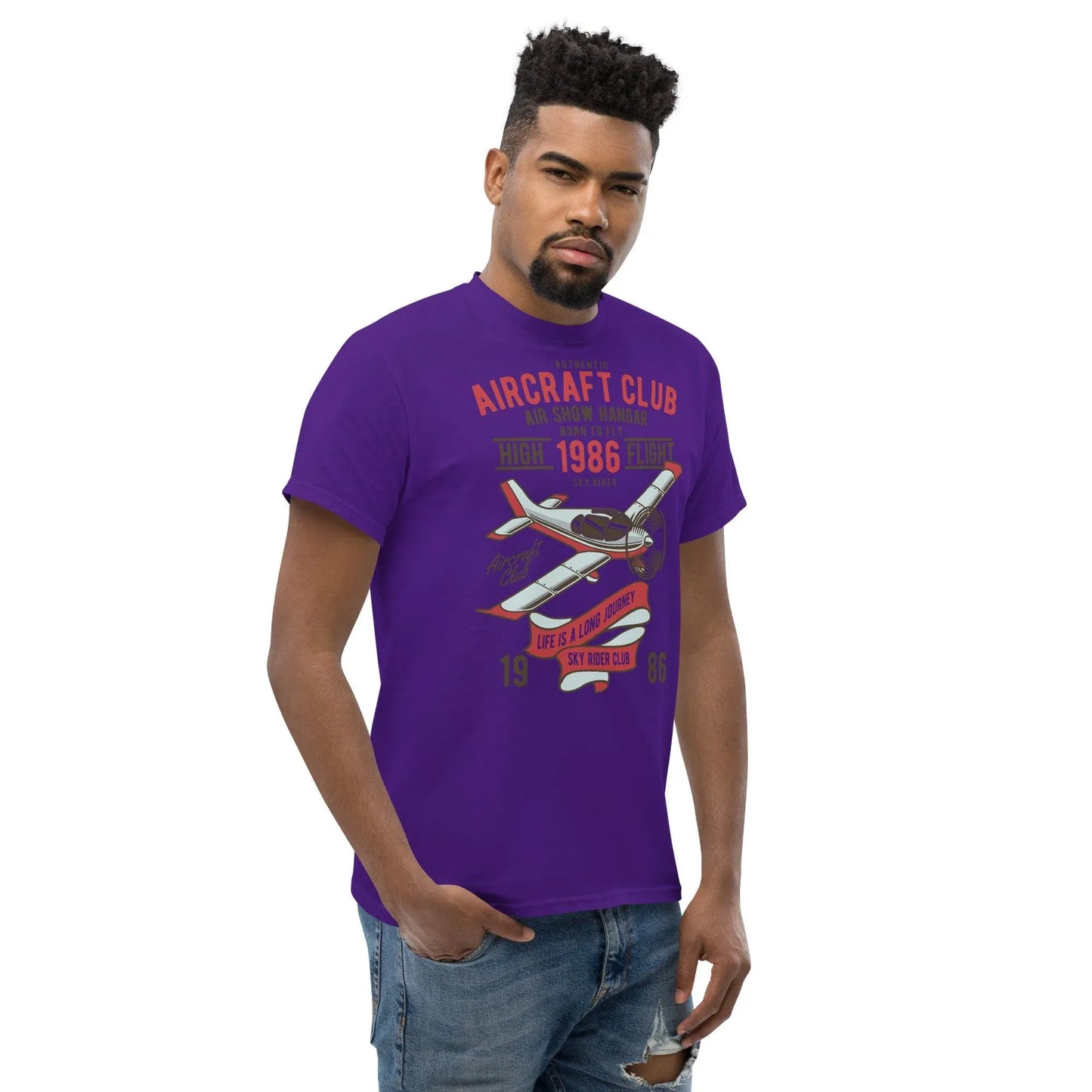 aircraft-club-herren-t-shirt-t-shirt-jlr-design-16 - JLR Design