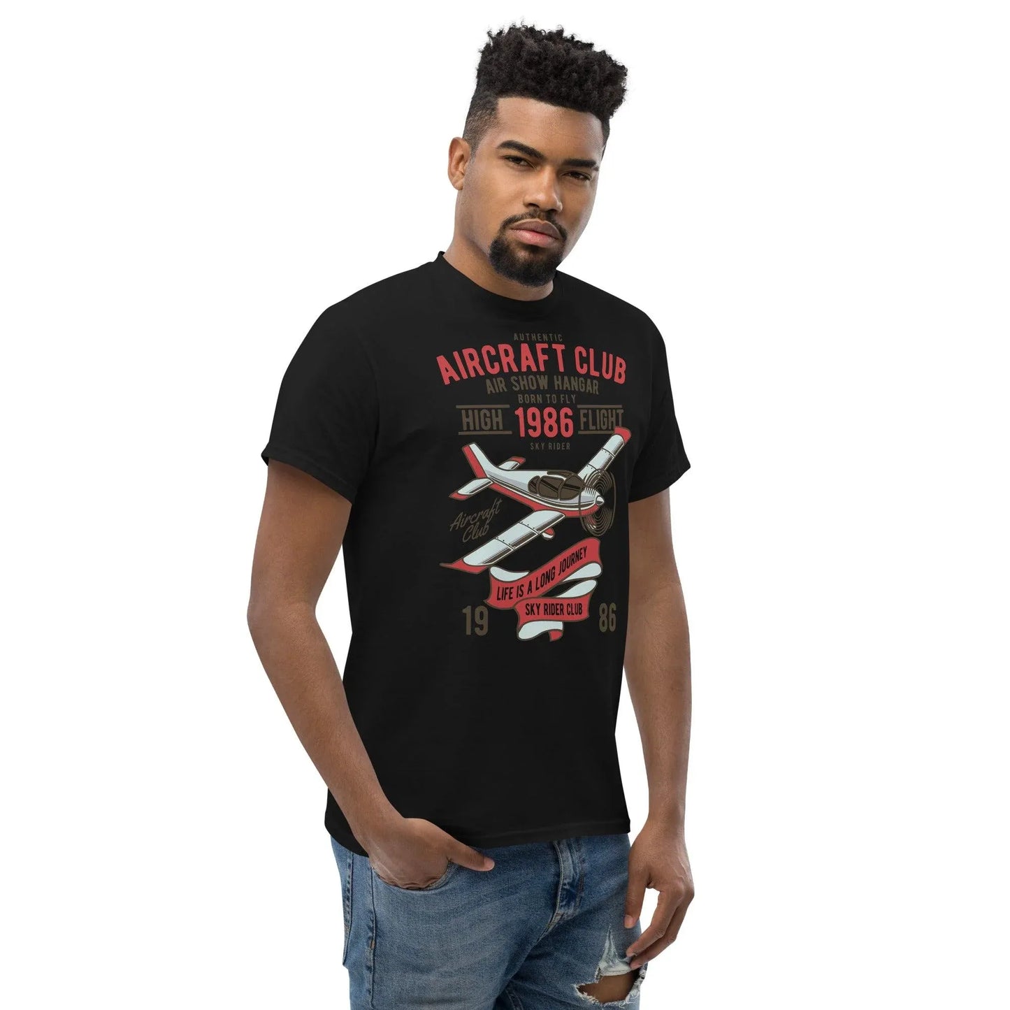 aircraft-club-herren-t-shirt-t-shirt-jlr-design-8 - JLR Design