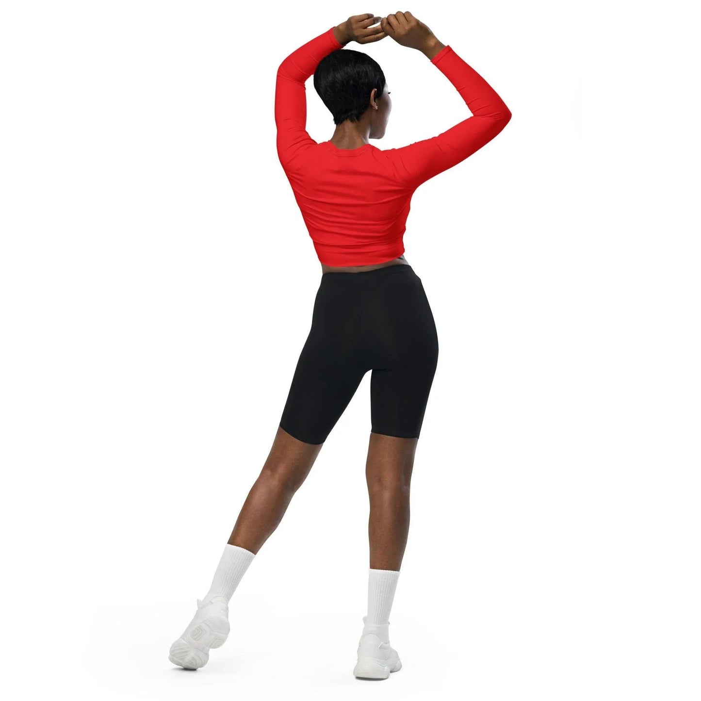 alizarinrot-long-sleeve-damen-crop-top-long-sleeve-crop-top-jlr-design-3 - JLR Design