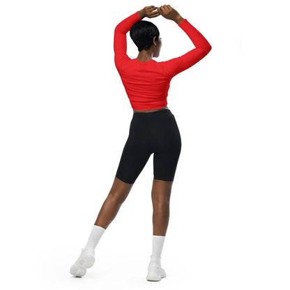 alizarinrot-long-sleeve-damen-crop-top-long-sleeve-crop-top-jlr-design-3 - JLR Design