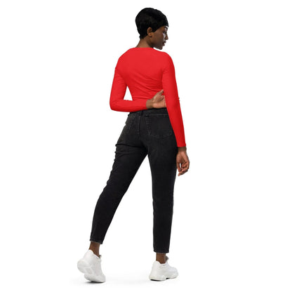alizarinrot-long-sleeve-damen-crop-top-long-sleeve-crop-top-jlr-design-4 - JLR Design