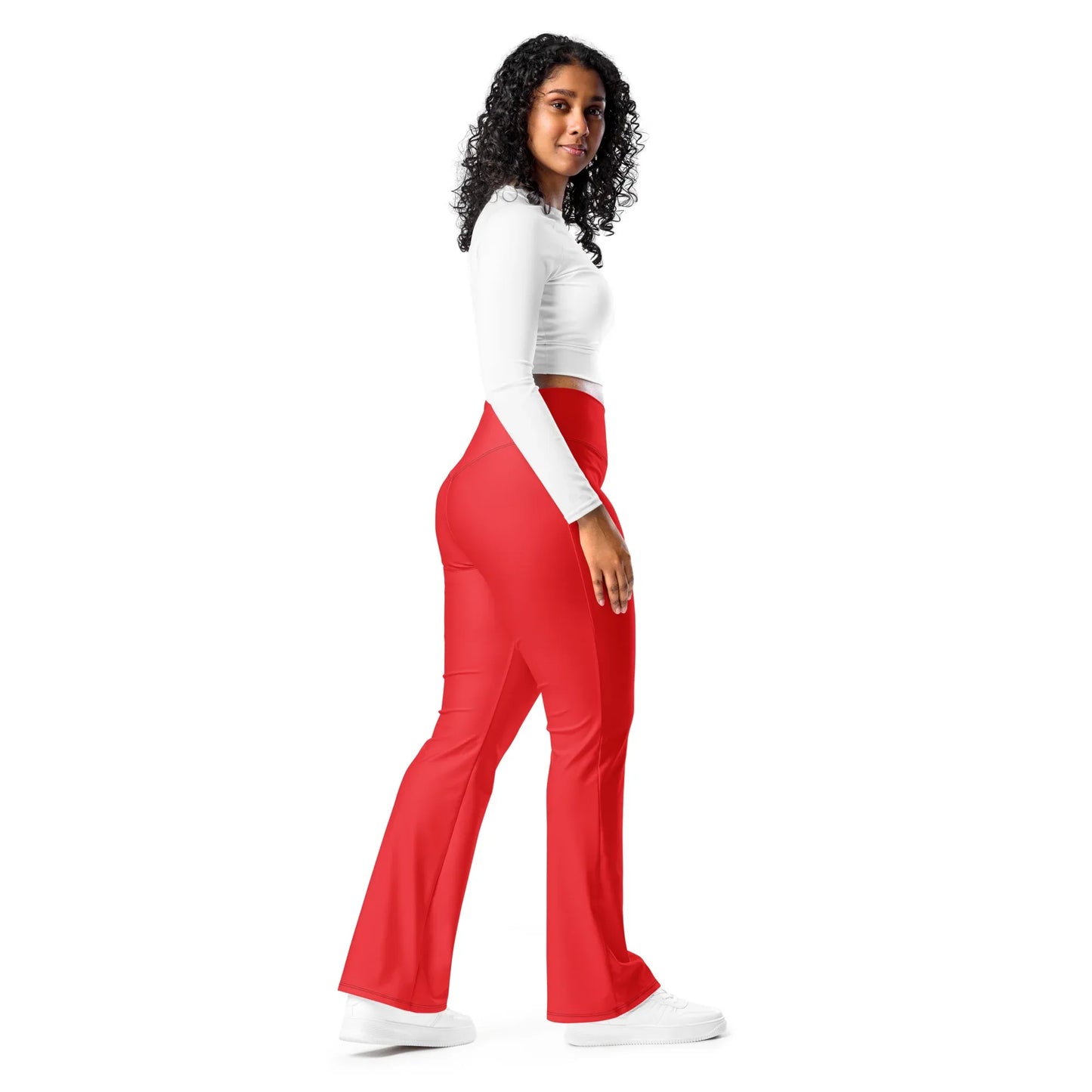 alizarinrote-high-waist-flare-leggings-flare-leggings-jlr-design-2 - JLR Design