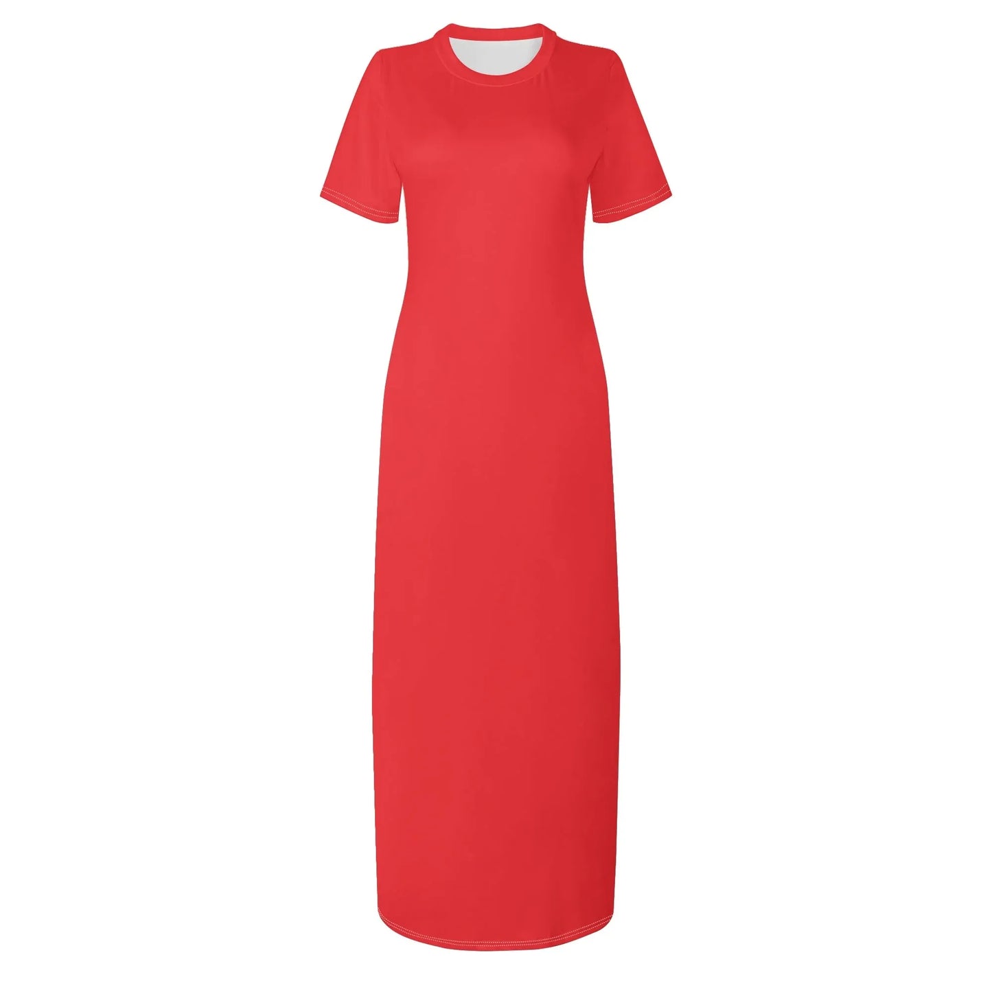 alizarinrotes-short-sleeve-long-dress-long-dress-jlr-design-3 - JLR Design