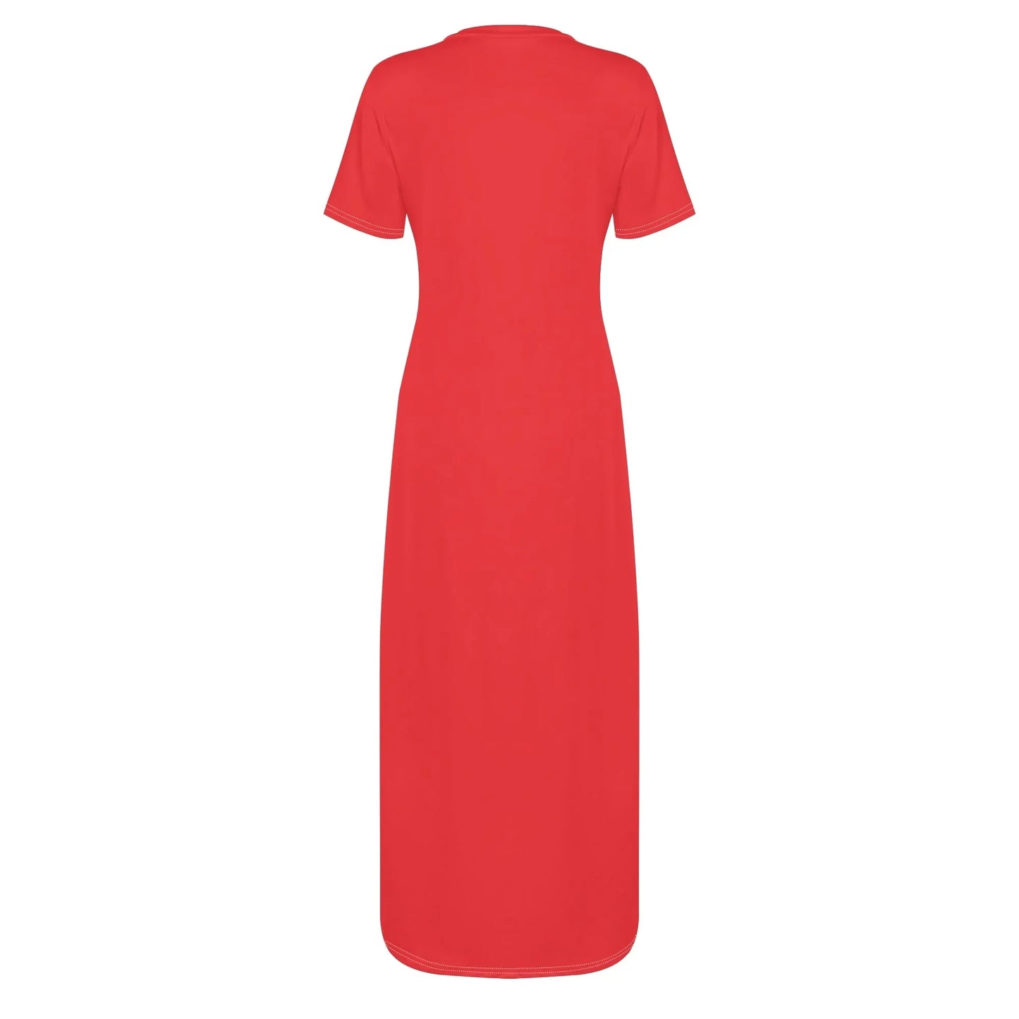 alizarinrotes-short-sleeve-long-dress-long-dress-jlr-design-4 - JLR Design