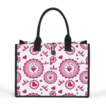 all-you-need-is-love-canvas-shopper-tasche-einkaufstasche-jlr-design-1 - JLR Design