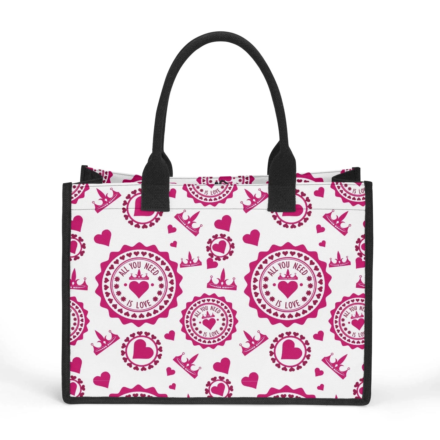 all-you-need-is-love-canvas-shopper-tasche-einkaufstasche-jlr-design-2 - JLR Design