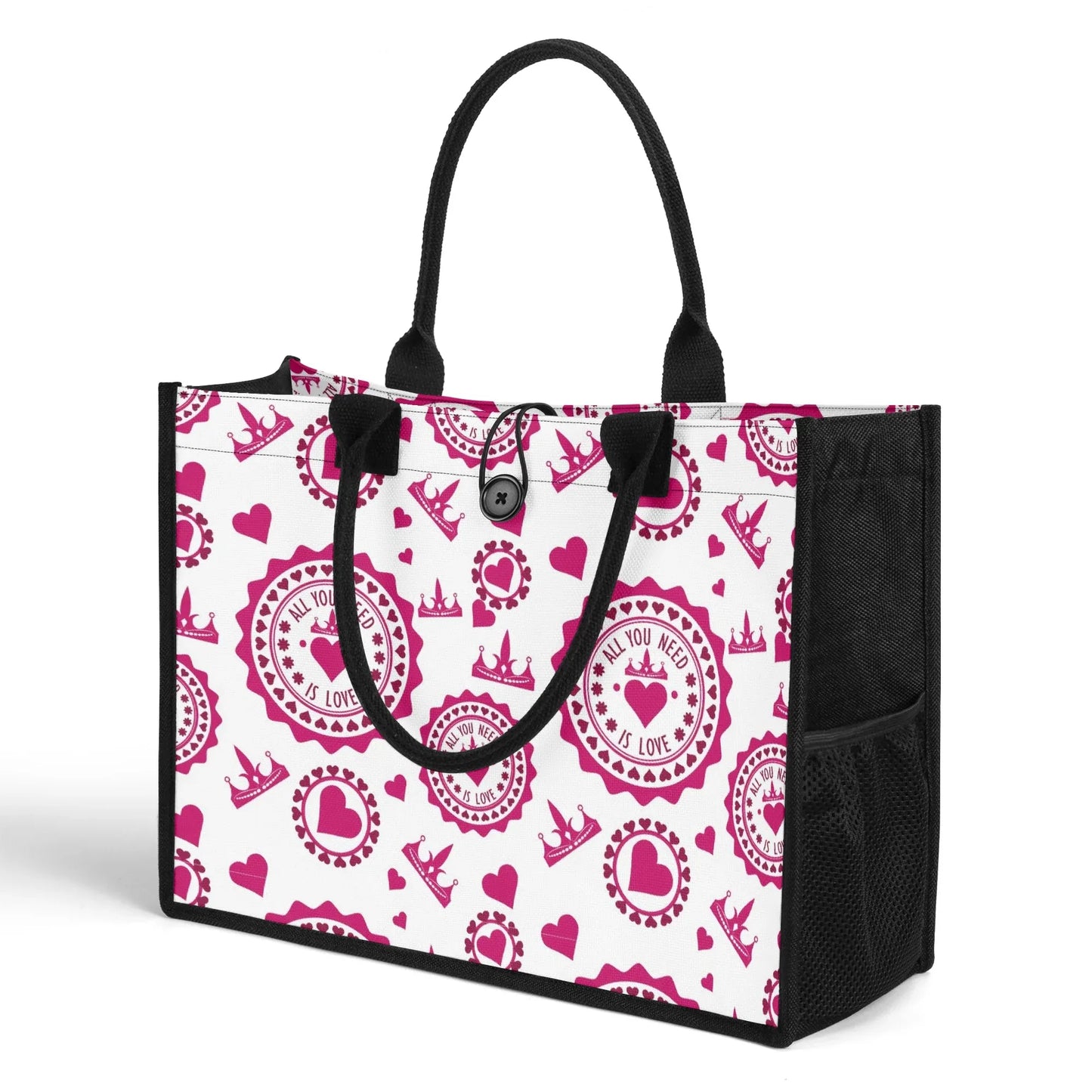 all-you-need-is-love-canvas-shopper-tasche-einkaufstasche-jlr-design-3 - JLR Design