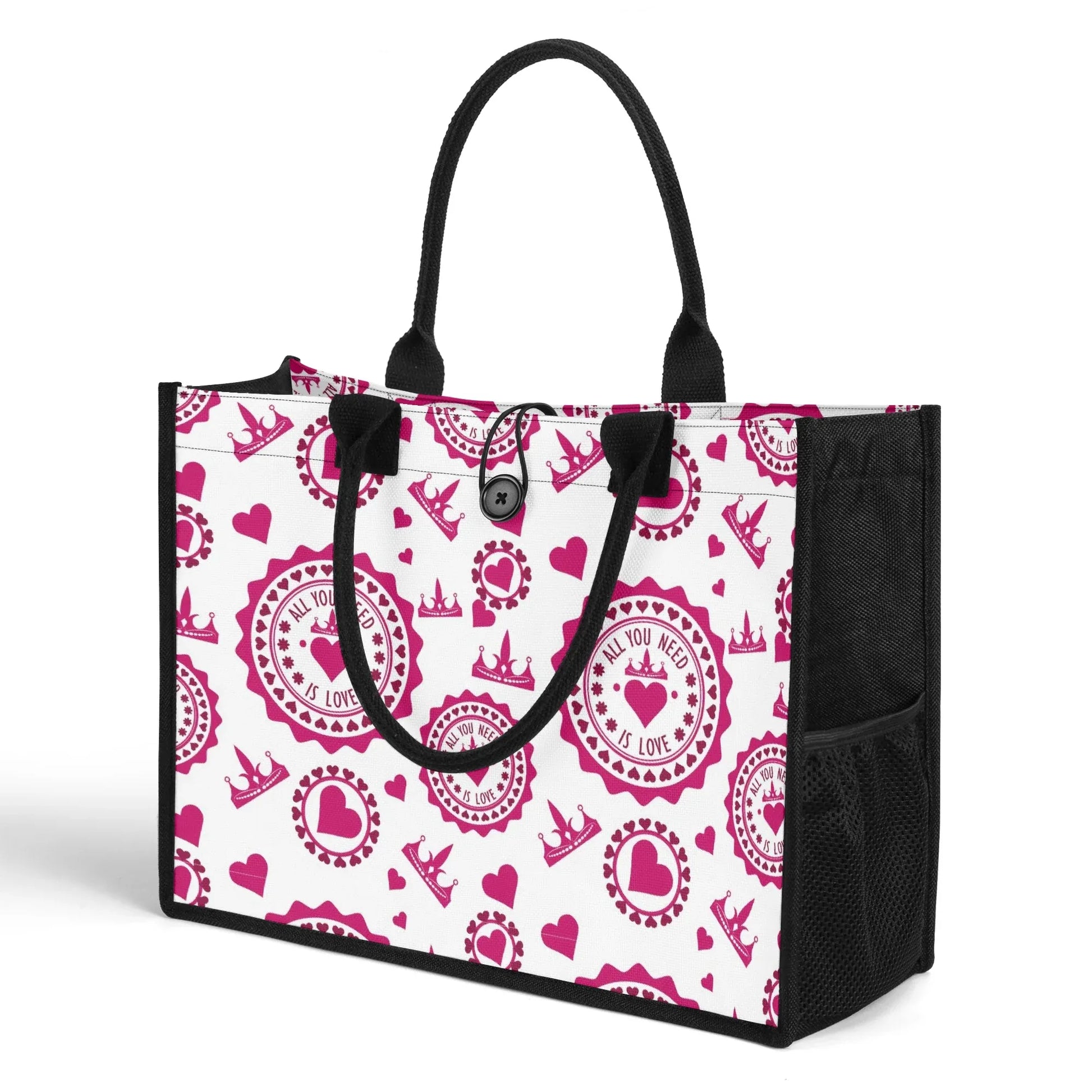 all-you-need-is-love-canvas-shopper-tasche-einkaufstasche-jlr-design-3 - JLR Design