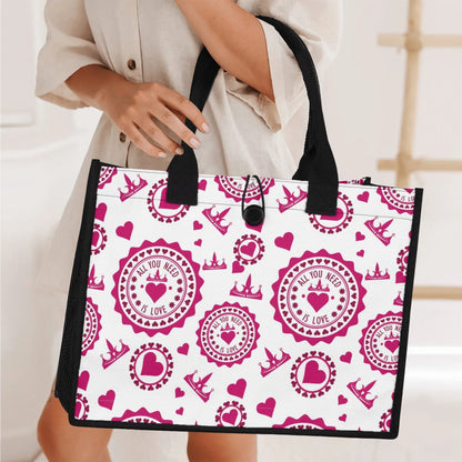 all-you-need-is-love-canvas-shopper-tasche-einkaufstasche-jlr-design-6 - JLR Design