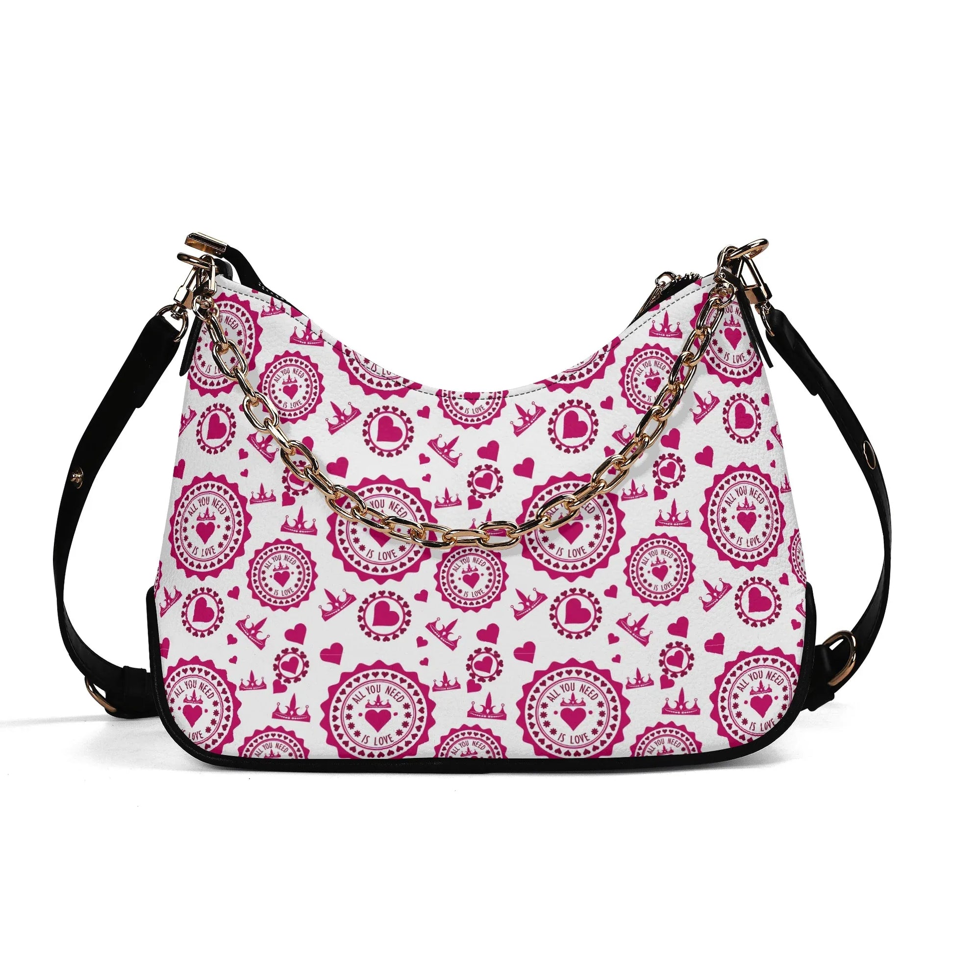 all-you-need-is-love-elegante-umhangetasche-mit-kette-umhangetasche-jlr-design-1 - JLR Design