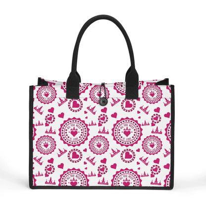 all-you-need-is-love-premium-canvas-shopper-tasche-tragetasche-jlr-design-1 - JLR Design