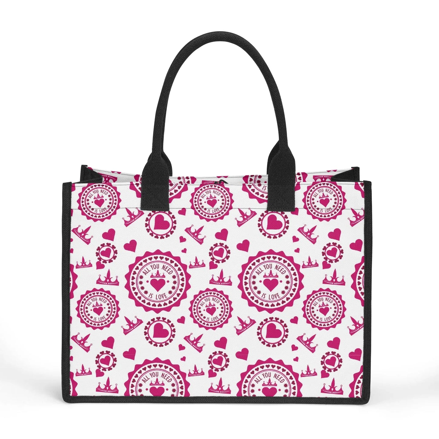 all-you-need-is-love-premium-canvas-shopper-tasche-tragetasche-jlr-design-2 - JLR Design