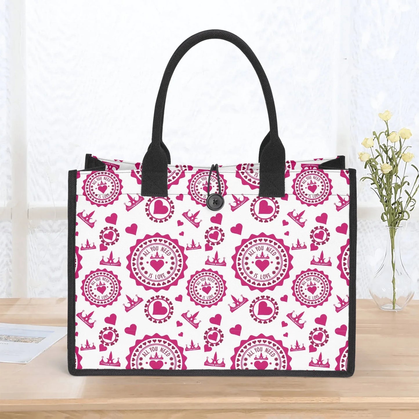 all-you-need-is-love-premium-canvas-shopper-tasche-tragetasche-jlr-design-5 - JLR Design