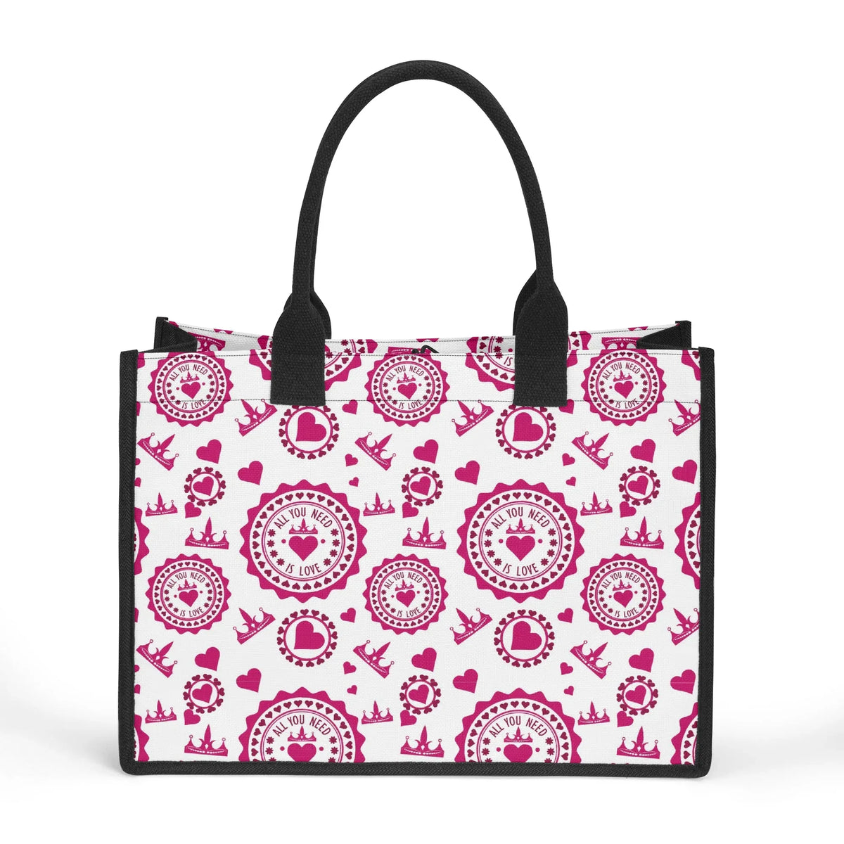 all-you-need-is-love-premium-canvas-shopper-tasche-tragetasche-jlr-design-jlr-design-de-2 - JLR Design